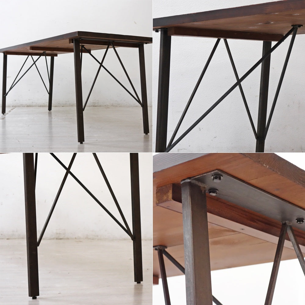 ジャーナルスタンダードファニチャー j.s.F シノン CHINON ダイニングテーブル DINING TABLE 杉古材  W180cm ●