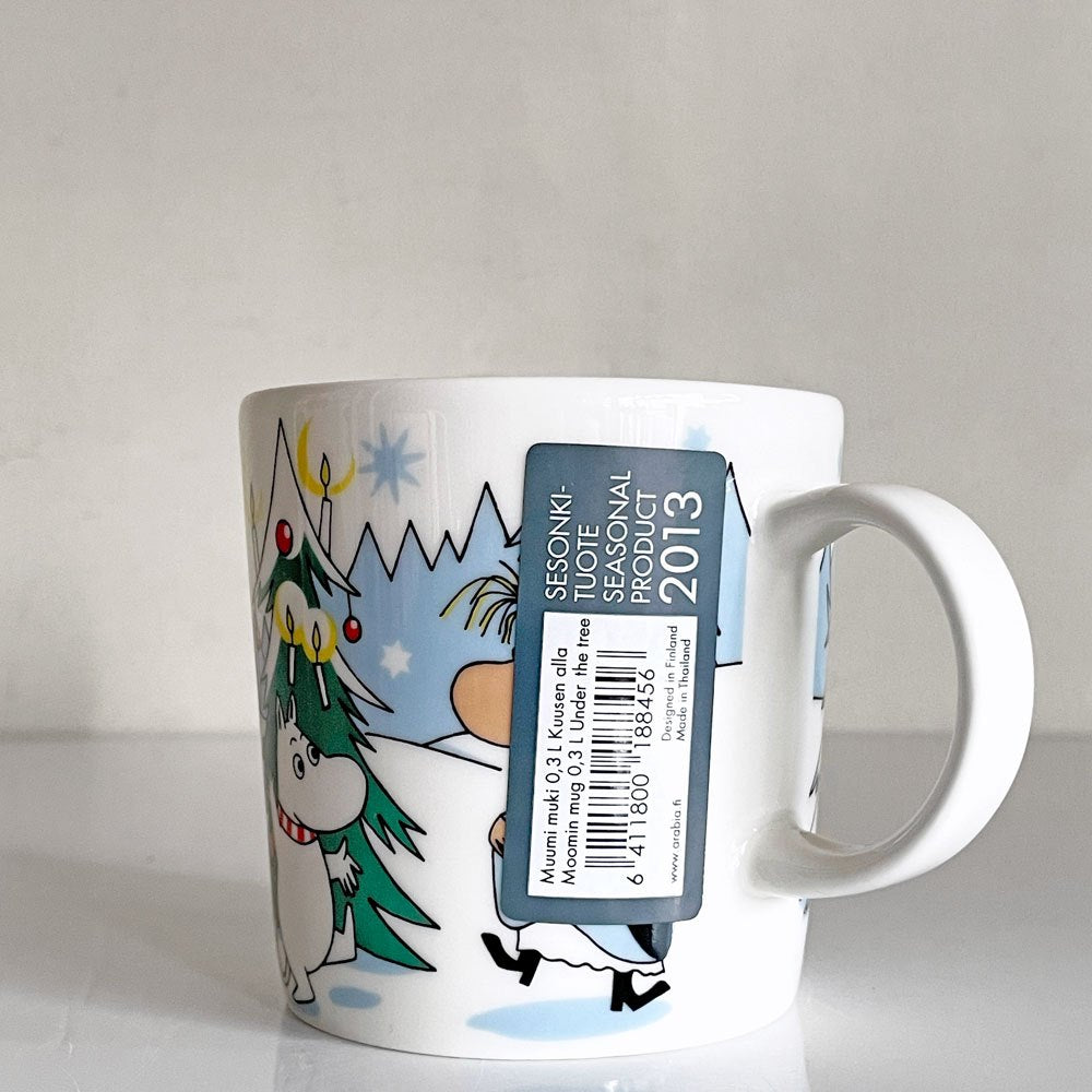 アラビア ARABIA ムーミンマグ MOOMIN アンダーザツリー 森のクリスマスツリー 2013年 冬限定 フィンランド 北欧食器 ■