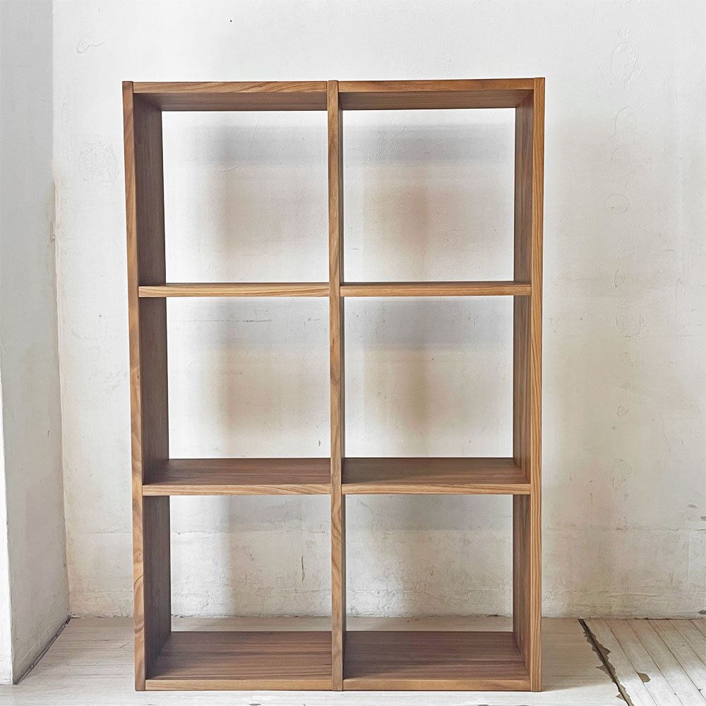 無印良品 MUJI スタッキングシェルフ 2列3段 オープンシェルフ ウォールナット材 定価￥34,900- ★