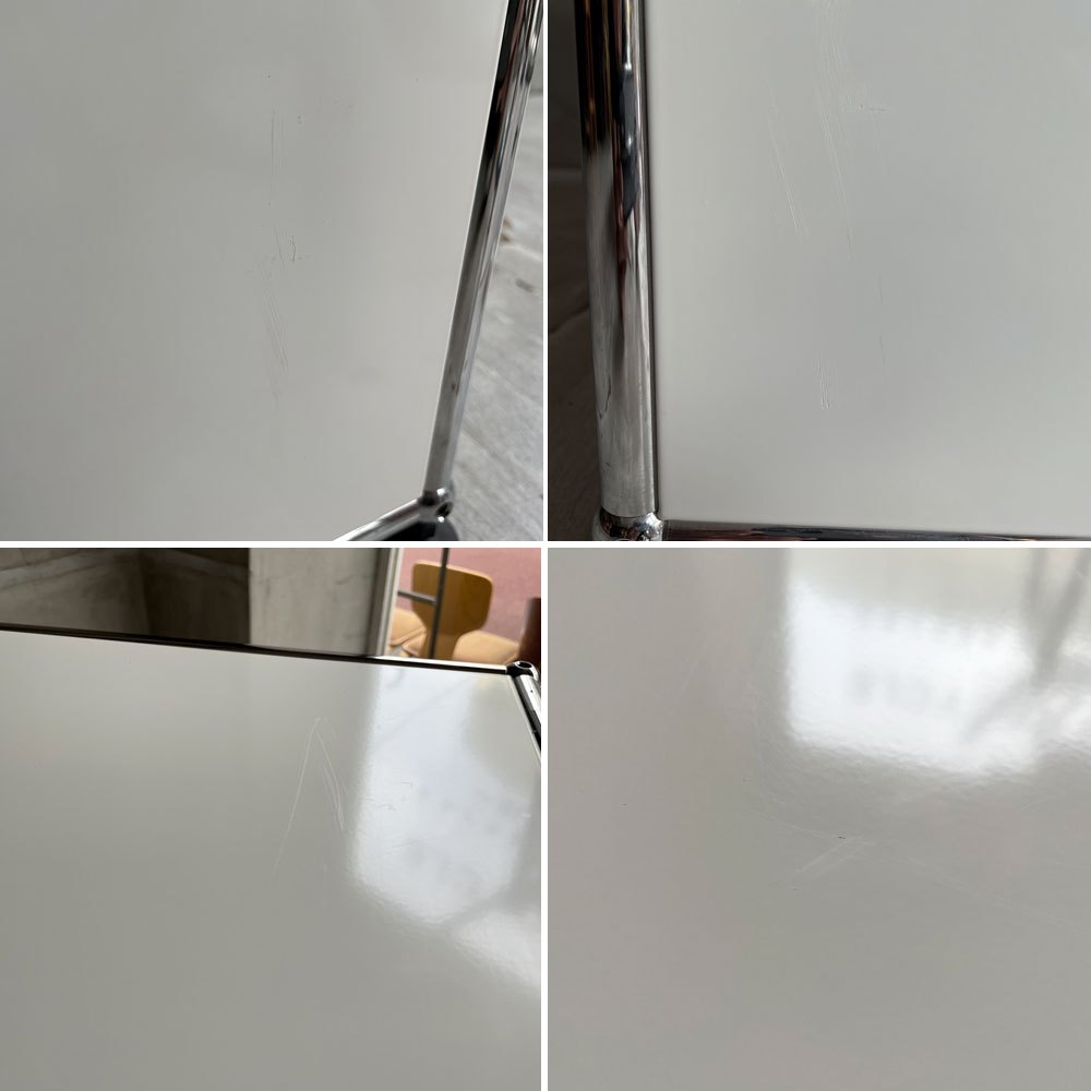 USMハラー USM Haller モジュラーファニチャー キャビネット シェルフ 1列2段 ピュアホワイト エクステンションシェルフ2枚 ソフトクローズ機能 スイス ♪