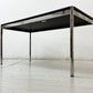 USMモジュラーファニチャー USM Haller USMハラーテーブル ワーキングデスク ダイニングテーブル チャコールリノリウム H74cm アジャスター A ●