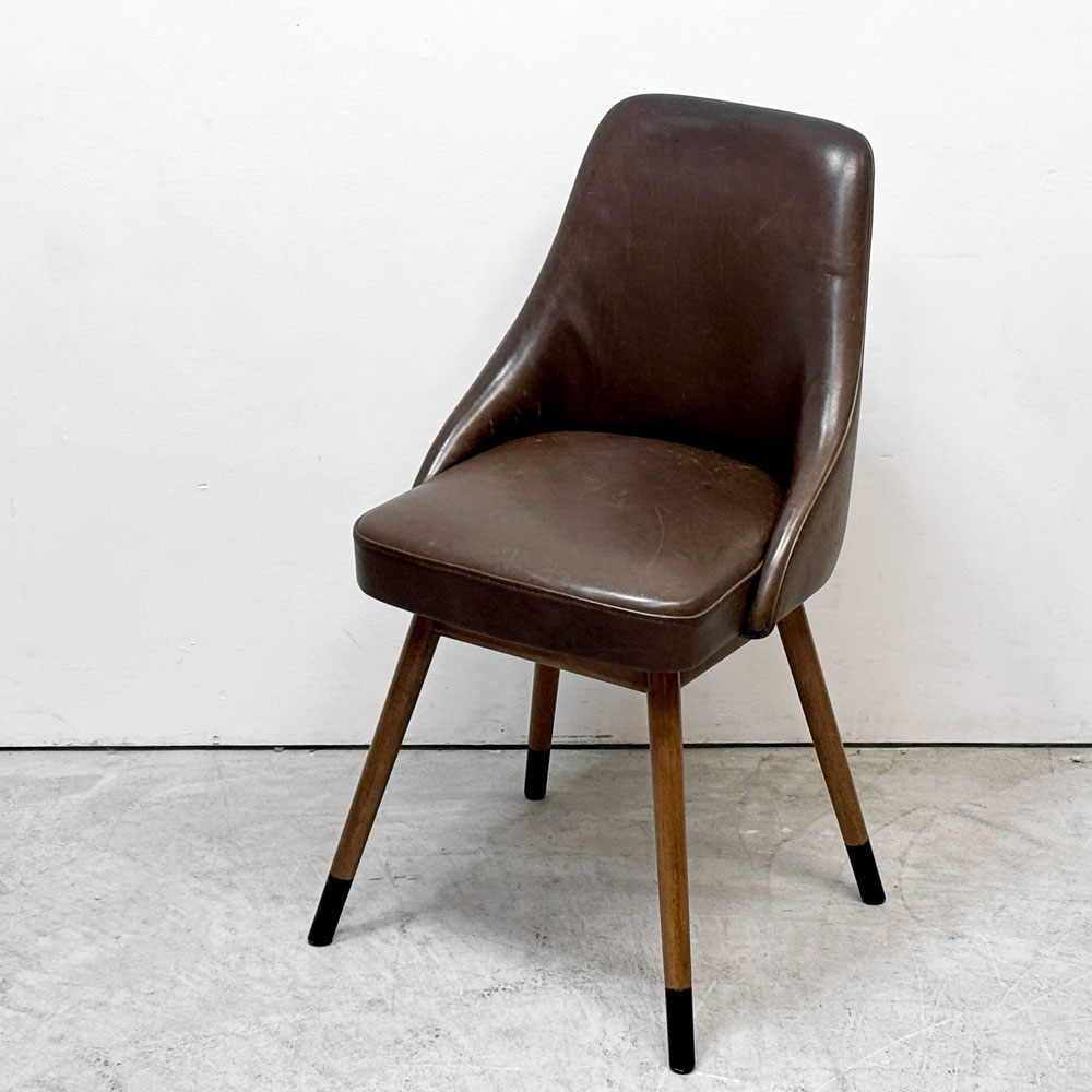 ジャーナルスタンダードファニチャー journal standard Furniture j.s.F バワリー BOWERY ダイニングチェア レザー 定価￥40,700- ●