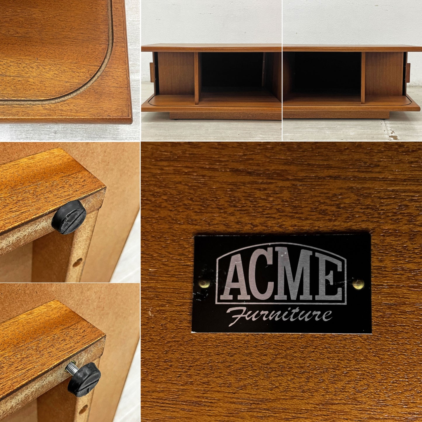 アクメファニチャー ACME Furniture ジェティ テレビボード JETTY TV BOARD AVボード ハックベリー材 蛇腹扉 W150cm アメリカンビンテージスタイル ●