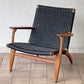 カールハンセン＆サン Carl Hansen & Son CH25 イージーチェア ラウンジチェア ウォールナット材 ブラックペーパーコード ハンス・J・ウェグナー デンマーク 北欧家具 ◇