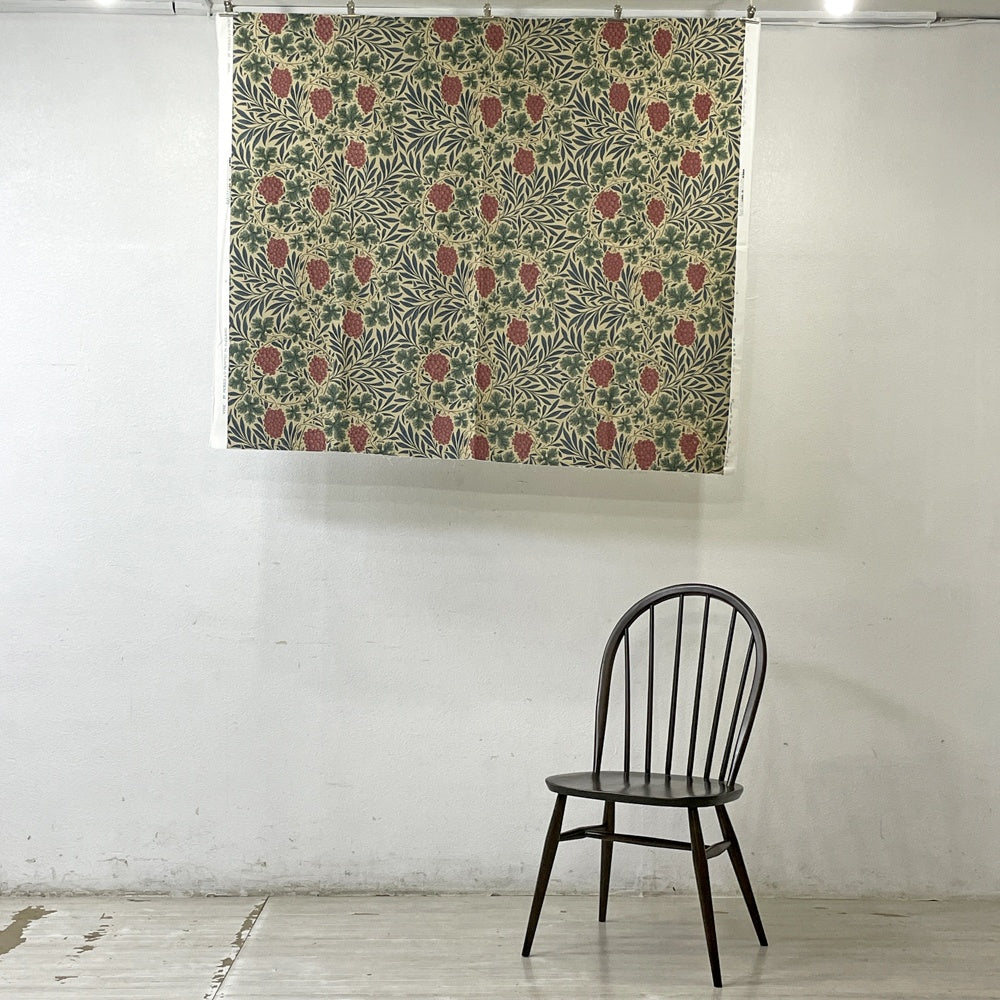 サンダーソン Sanderson ヴァイン Vine ベージュ ファブリック 生地 120x143cm ウィリアムモリス William Morris ●