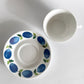 グスタフスベリ GUSTAVSBERG プルーヌス Prunus コーヒーカップ＆ソーサー Φ8cm スティグ・リンドベリ Stig Lindberg 北欧食器 ビンテージ ■