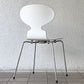 フリッツハンセン Fritz Hansen アントチェア 4本脚 ラッカー仕上げ ホワイト アルネ・ヤコブセン 北欧家具 ◇