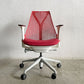 ハーマンミラー Herman Miller セイルチェア SAYL CHAIR デスクチェア オフィスチェア レッド ミドルバック イヴ・ベアール 2013年製 旧モデル 〓