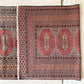 トライバルラグ Tribal rug トルクメン ランナーラグ 185×80cm ギュル紋様 手織 キリム 絨毯 ラグ カーペット ★