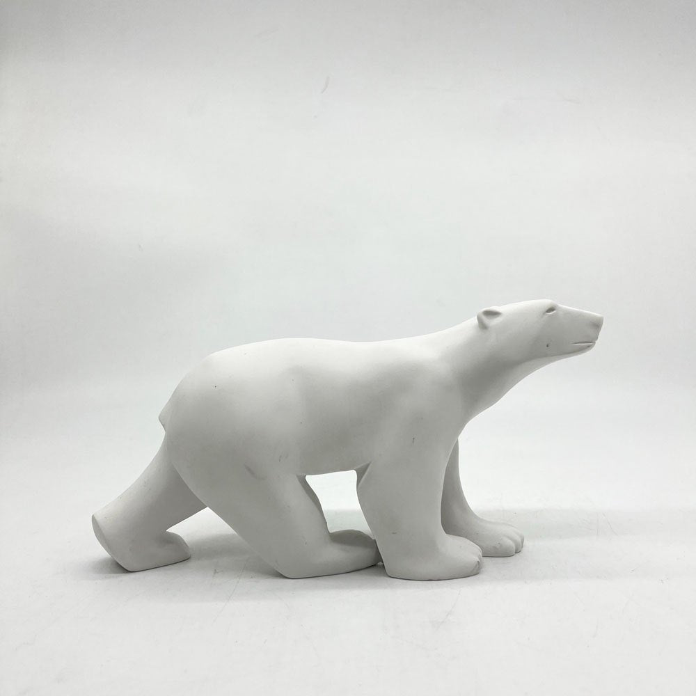 フランソワポンポン François Pompon フィギュア シロクマ Ours blanc フランス オブジェ 彫刻 セラミック ●