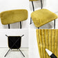 ジャーナルスタンダードファニチャー journal standard Furniture j.s.F ヘンリー HENRY ダイニングチェア サイドチェア コーデュロイ ファブリック アイアン 廃番 A ●