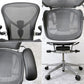 ハーマンミラー Herman Miller アーロンチェア リマスタード フル装備 Bサイズ ポリッシュドアルミニウムベース ポスチャーフィット ビル・スタンフ ＆ ドン・チャドウィック ●