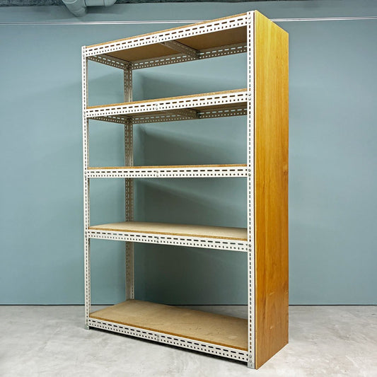 リオン LYON アングルシェルフ SLOTTED ANGLE SHELF 5段 オープンシェルフ W134 x D52 x H200cm P.F.S取扱 ◎