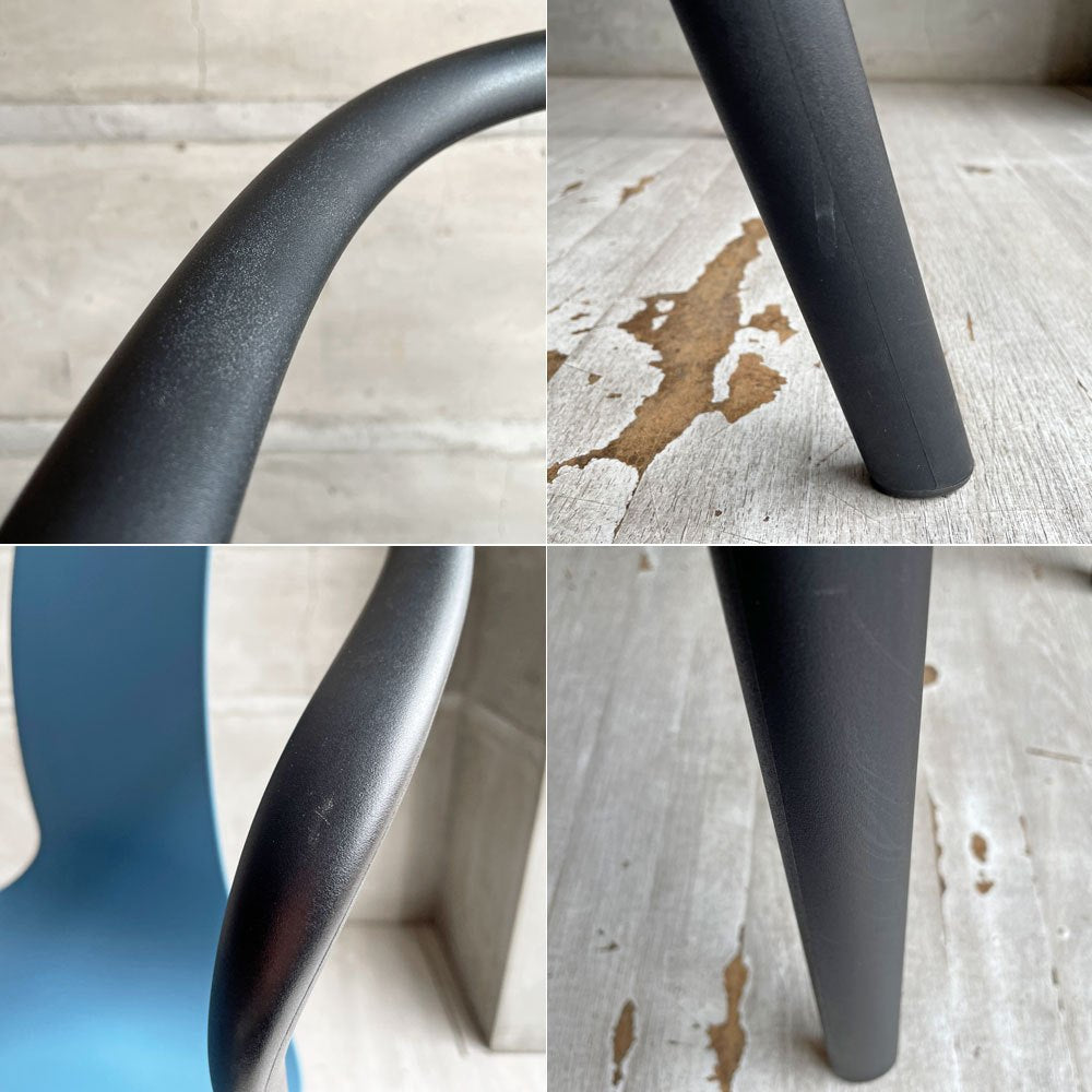 ヴィトラ Vitra Belleville Chair ベルヴィル アームチェア スタッキング ロナン & エルワン・ブルレック ポリアミド シーブルー B ♪