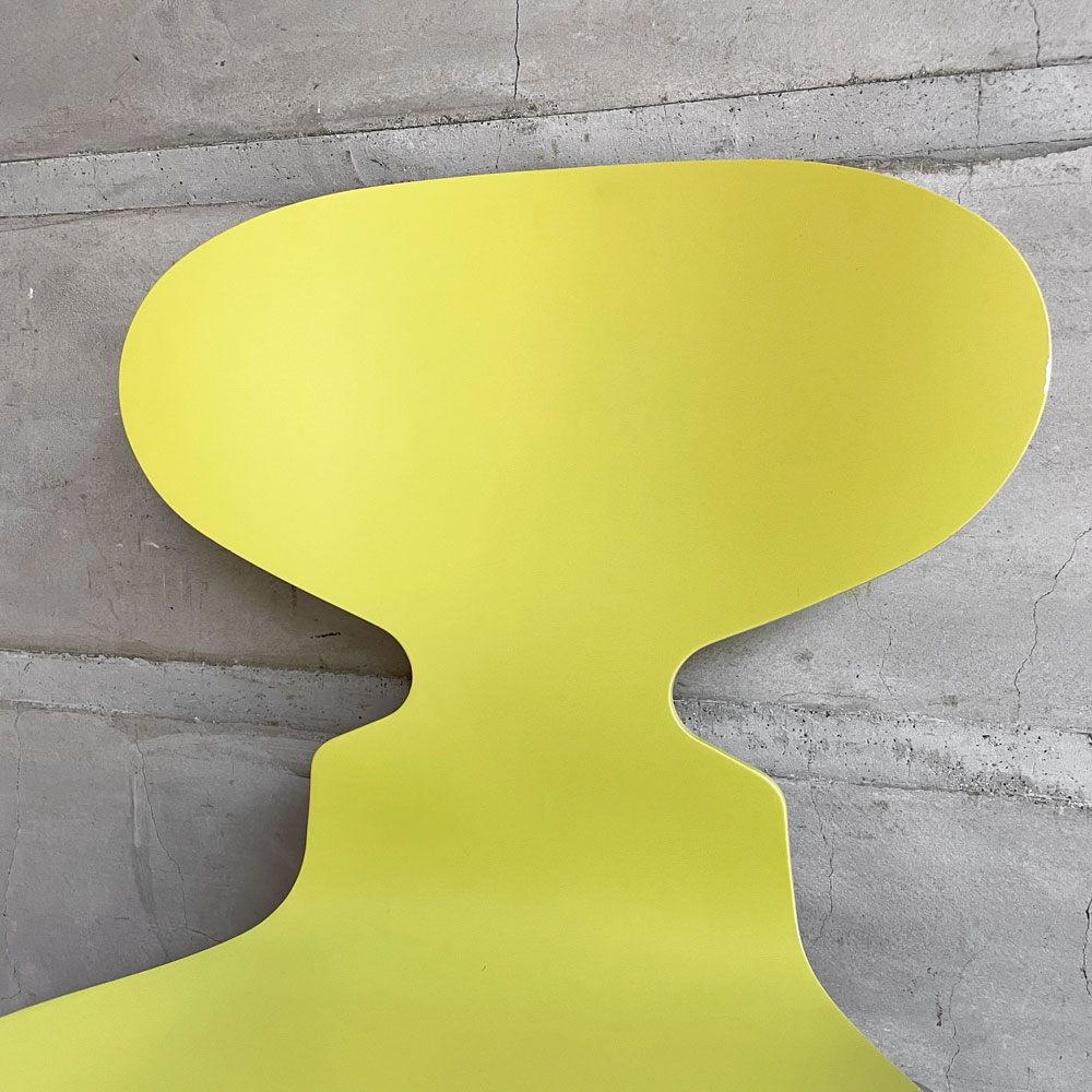 フリッツハンセン Fritz Hansen アントチェア ANT CHAIR アリンコチェア 4本脚 3101 ライムカラー ラッカー仕上げ アルネ・ヤコブセン デンマーク 北欧家具 B♪