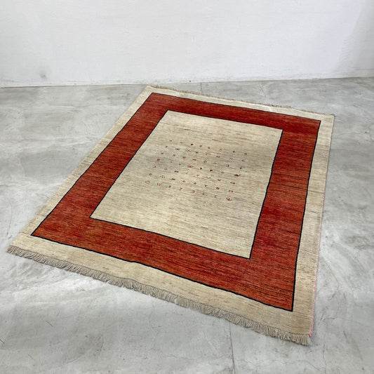 イラン シラーズ Iran Shiraz ラグマット ペルシャ絨毯 persian rug ギャッペ GABBEH ウール100％ 天然色 手織り 大判サイズ 〓