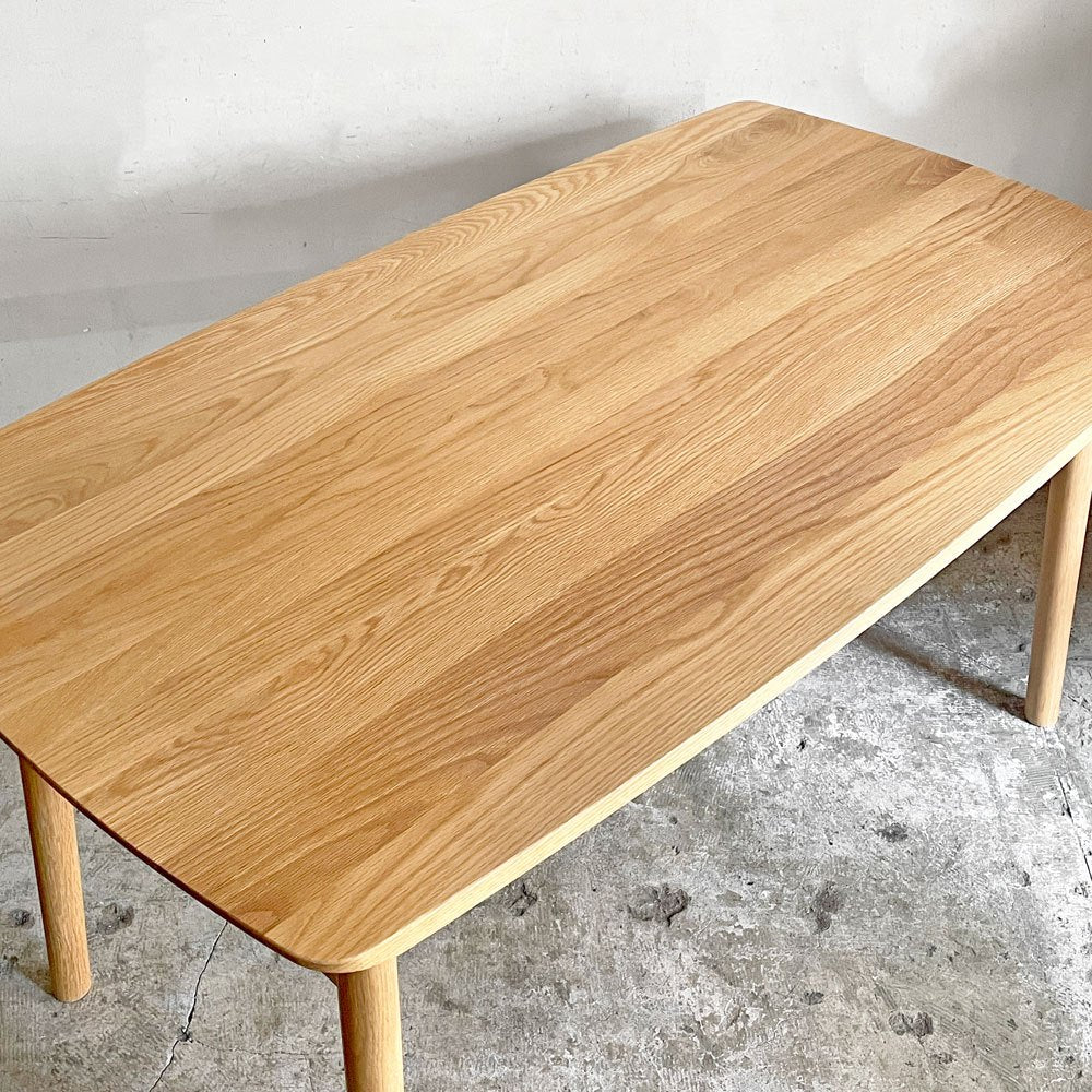 ウニコ unico ソルク SOLK ダイニングテーブル オーク材 オイル仕上げ W140cm ナチュラル 北欧スタイル ■