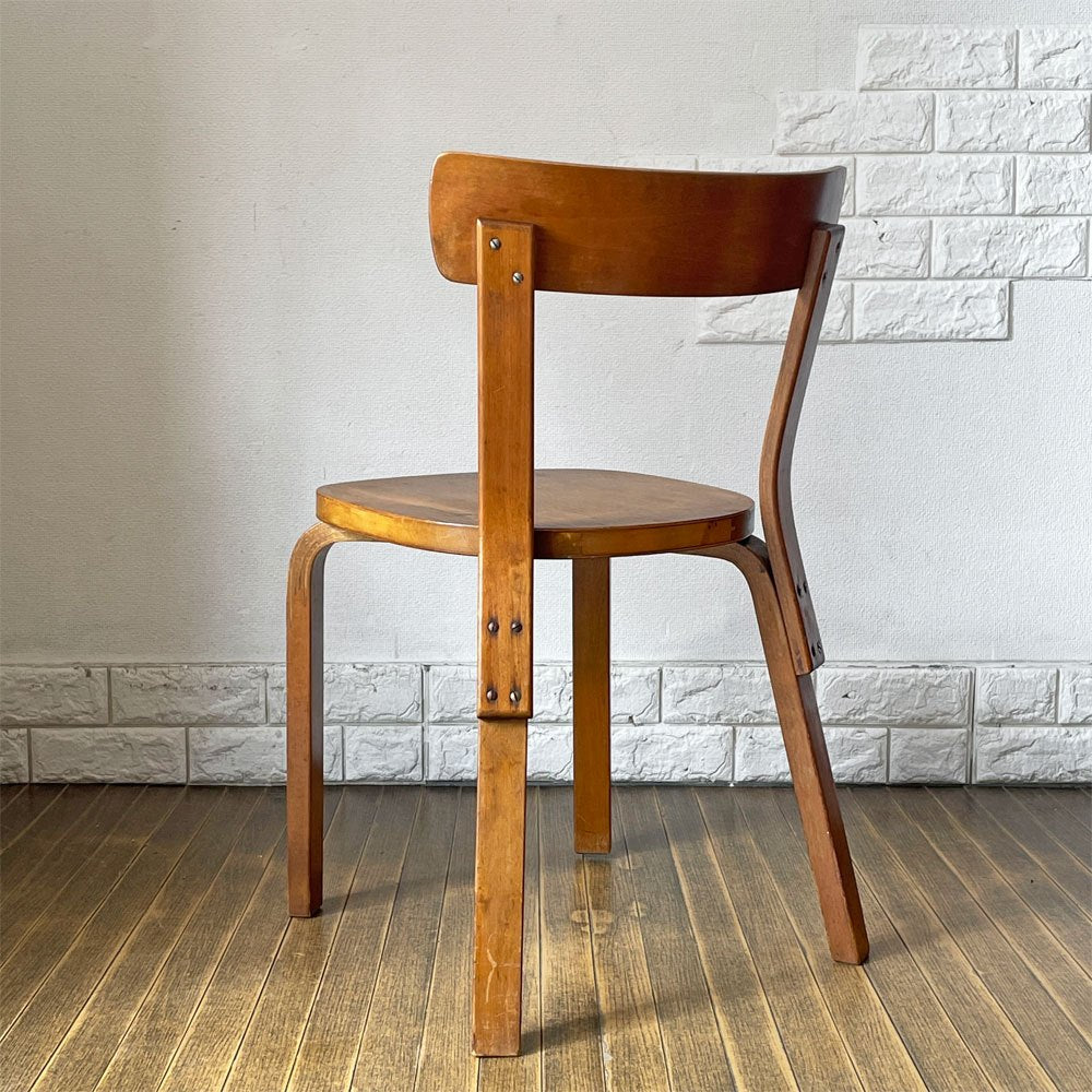 アルテック artek チェア69 ダイニングチェア 40～50`s ビンテージ 4枚レイヤー アルヴァ・アアルト 北欧家具 フィンランド 希少 ◎
