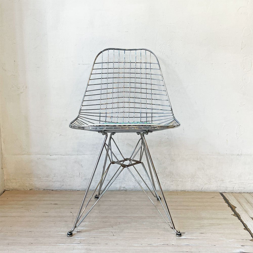 モダニカ MODANICA DKR ワイヤーチェア Eames Wire Chair エッフェルベース シートパッド付 C&R イームズ ミッドセンチュリー ★