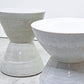 タイム＆スタイル TIME&STLE stoneware sculpture 石見焼 スツール TSSG102 サイドテーブル オブジェ 彫刻 嶋田窯 伝統工芸 定価￥95,700- ●