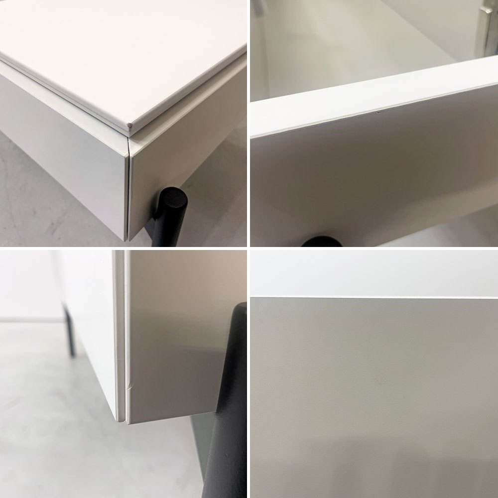 ボーコンセプト BoConcept シヴァ Chiva コーヒーテーブル リフトアップテーブル マットホワイトラッカー×ホワイトガラス 北欧モダン デンマーク ●
