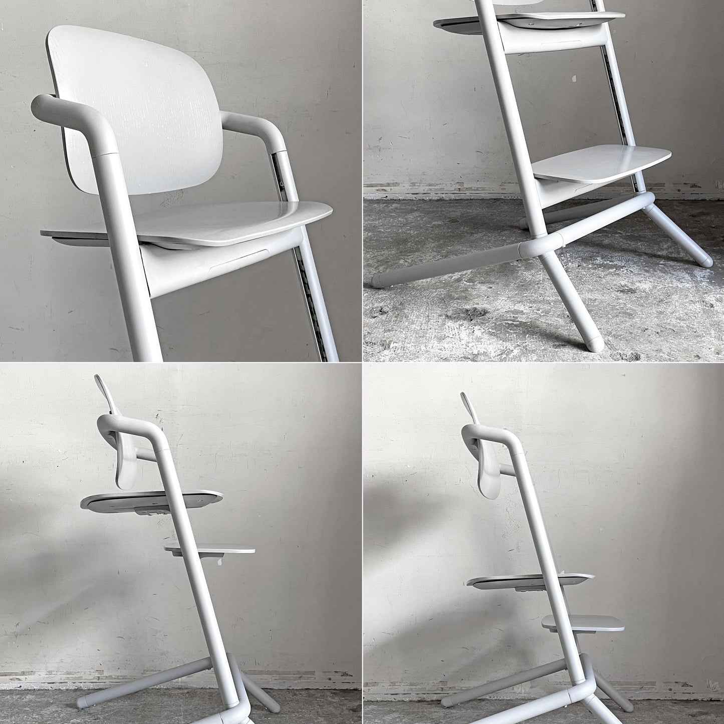 サイベックス cybex レモチェア LEMO CHAIR 3-IN-1 ハイチェア ベビーチェア ベビーセット＆スナックトレイ付き スウェードグレー ハーネス欠品 ドイツ 旧モデル ■