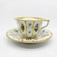 ロイヤルコペンハーゲン ROYAL COPENHAGEN ヘンリエッテ Henriette カップ＆ソーサー C&S 花柄 24K 金彩 デンマーク 北欧食器 希少 ●