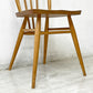 アーコール Ercol スティックバックチェア ダイニングチェア エルム材 UKビンテージ Vintage 英国家具 ●