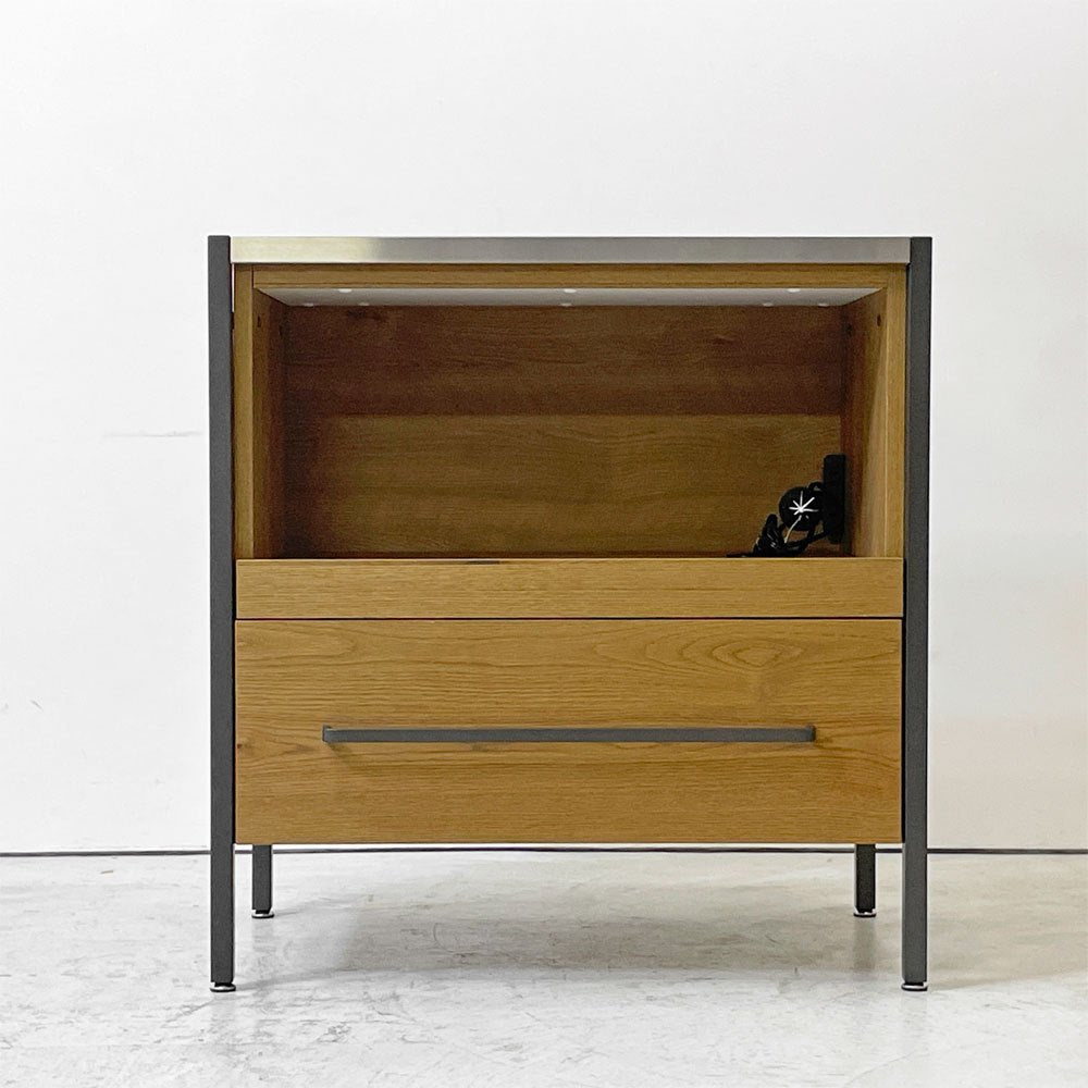 クラッシュゲート CRASH GATE イージーライフ Easy Life アトランダム ATRANDOM ユニットシェルフ 下台 オープンキャビネット 1ドロワー スライドボード  関家具 展示品 ●