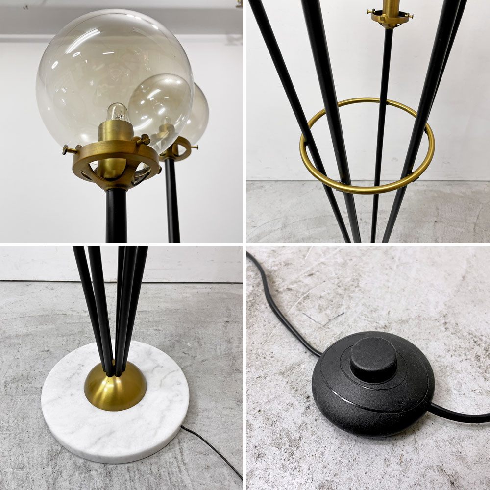 チェホマ chehoma フロアランプ Floor lamp Artifice フロアライト 6灯 マーブルベース クラシカルモダン ベルギー ●