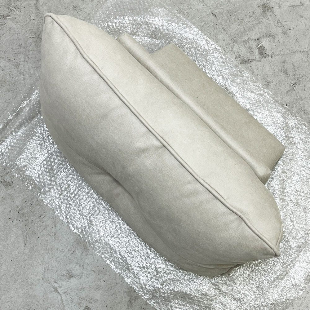 リラックスフォーム RELAX FORM アルフレード ALFREDO ソファ 背クッション 置き型クッション プラチナグレー レザーテックス 関家具 ロータイプ H42cm 展示品 B ●