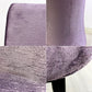 カワジュン KAWAJUN ドリディナチェア DORIDINA CHAIR ファブリック パープル モールドウレタン シンプルデザイン 美品 A ●