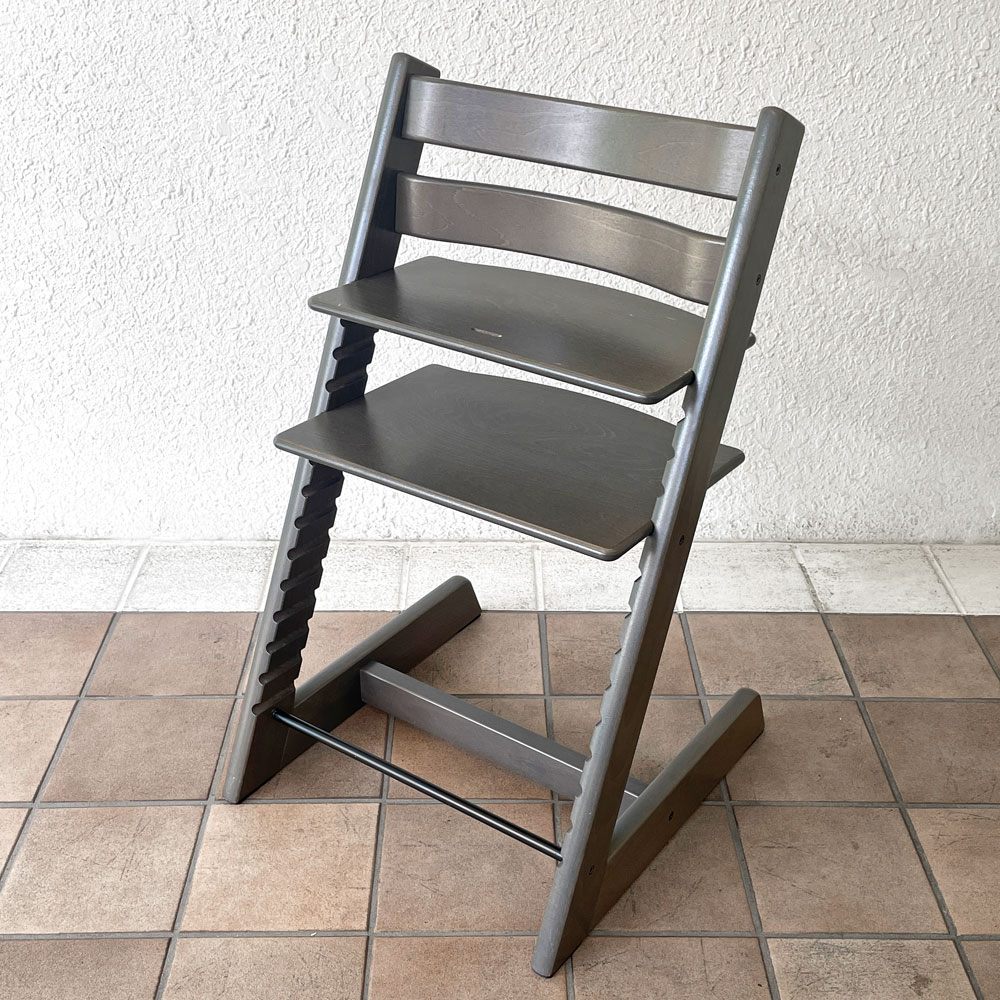 ストッケ STOKKE トリップトラップ TRIPP TRAPP ベビーチェア キッズチェア S/N5 ベビーガード＆トレイ付き ◇