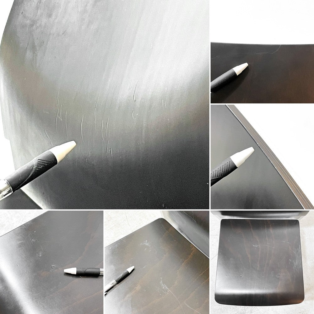 カッシーナイクスシー Cassina ixc. ロビン ROBIN スタッキングチェア ダイニングチェア プライウッド ブラック モダンデザイン 廃番 B ●