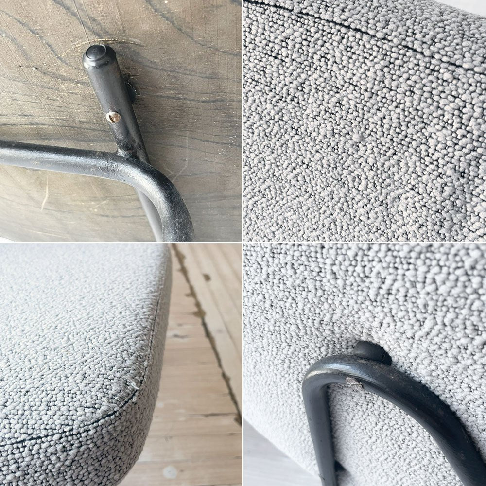 トーネット THONET ラウンジチェア CM190 ファブリック グレー ピエール・ポラン Pierre Paulin ビンテージ ドイツ ★