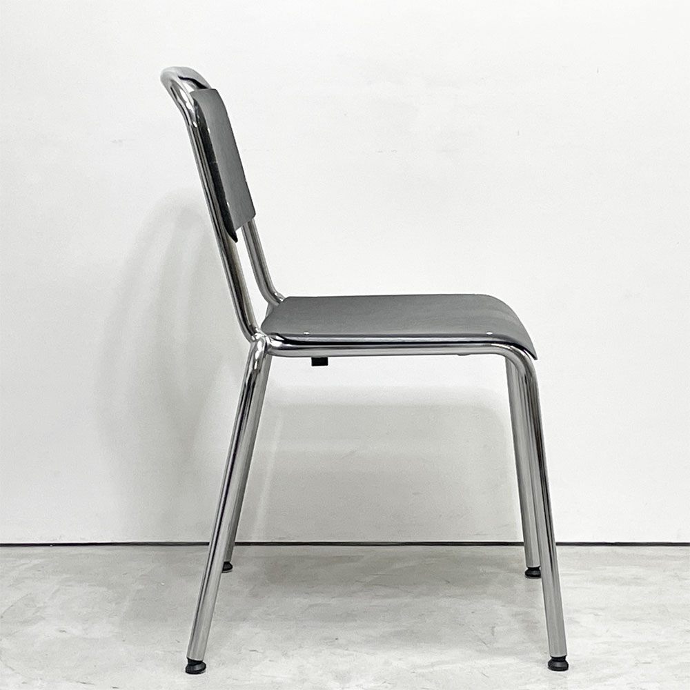 ヘイ HAY ハーフタイムチェア HALFTIME CHAIR ダイニングチェア スタッキング プライウッド スチール ブラック 北欧 デンマーク モダン 現状品 A ●