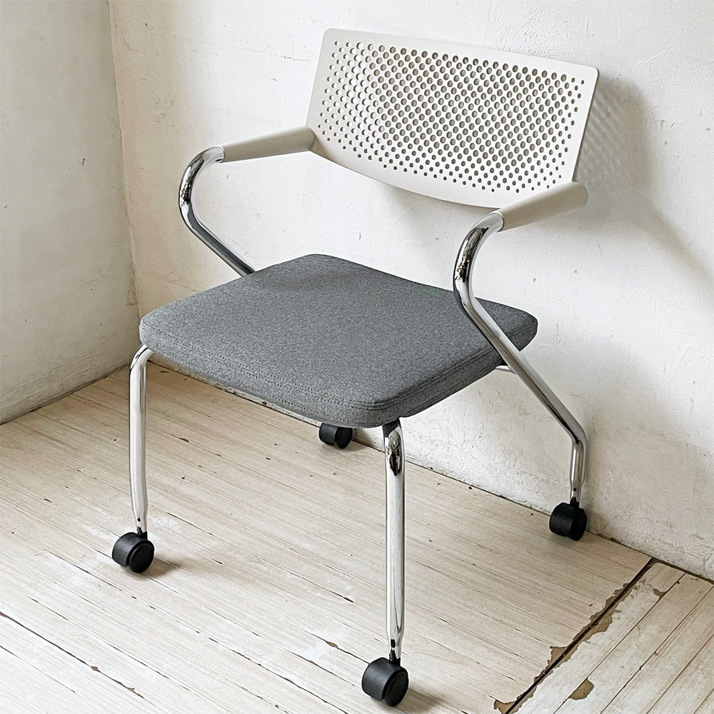 ヴィトラ vitra ビザロール Visaroll デスクチェア ミーティングチェア キャスターベース スタッキング アントニオ・チッテリオ A ★