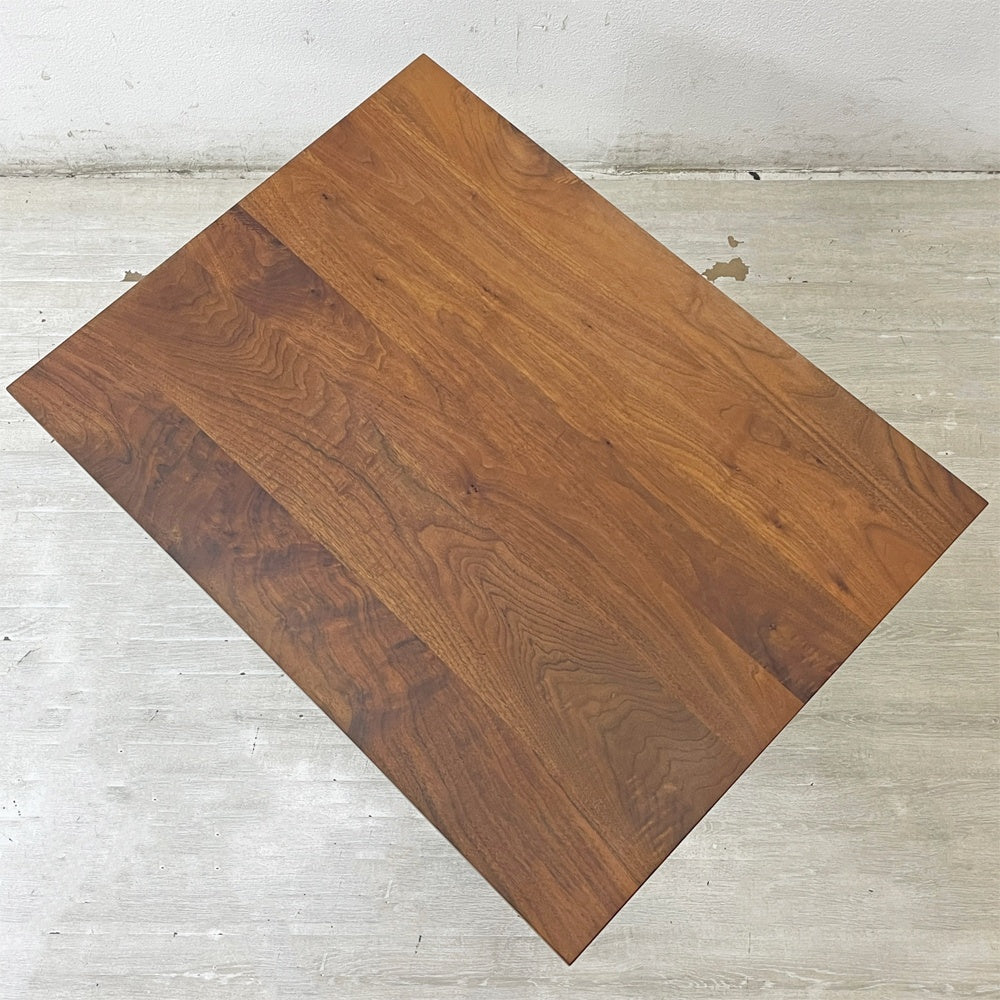 グリニッチ greeniche カフェテーブル Cafe Table 800×600×610 ウォールナット無垢材 Xレッグ ●