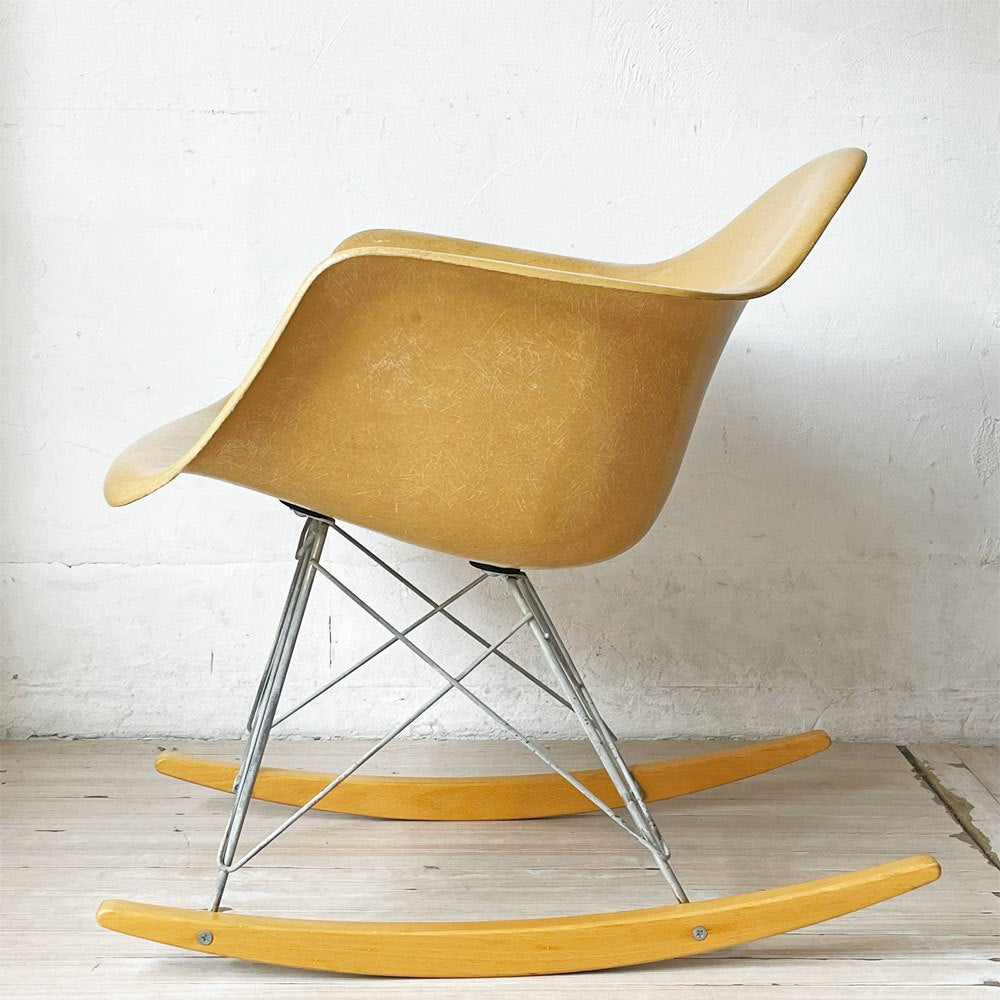 ハーマンミラー Herman Miller アームシェルチェア セカンド 2nd ビンテージ FRP ロッカーベース イームズ ミッドセンチュリー ★