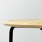 エンゲルブレヒト Engelbrechts ケヴィ KEVI 2010 ダイニングテーブル オーク材 プライウッド カフェテーブル 70cm 3本脚 ヨルゲン・ラスムッセン デンマーク 未使用品 A ●