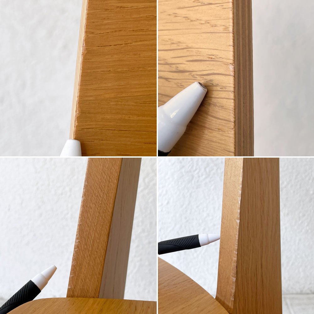 ヴィトラ vitra シェーズトゥボワ Chaise Tout Bois ダイニングチェア ナチュラルオーク 座面高46cm ジャン・プルーヴェ Jean Prouve 定価129,800円 ◇