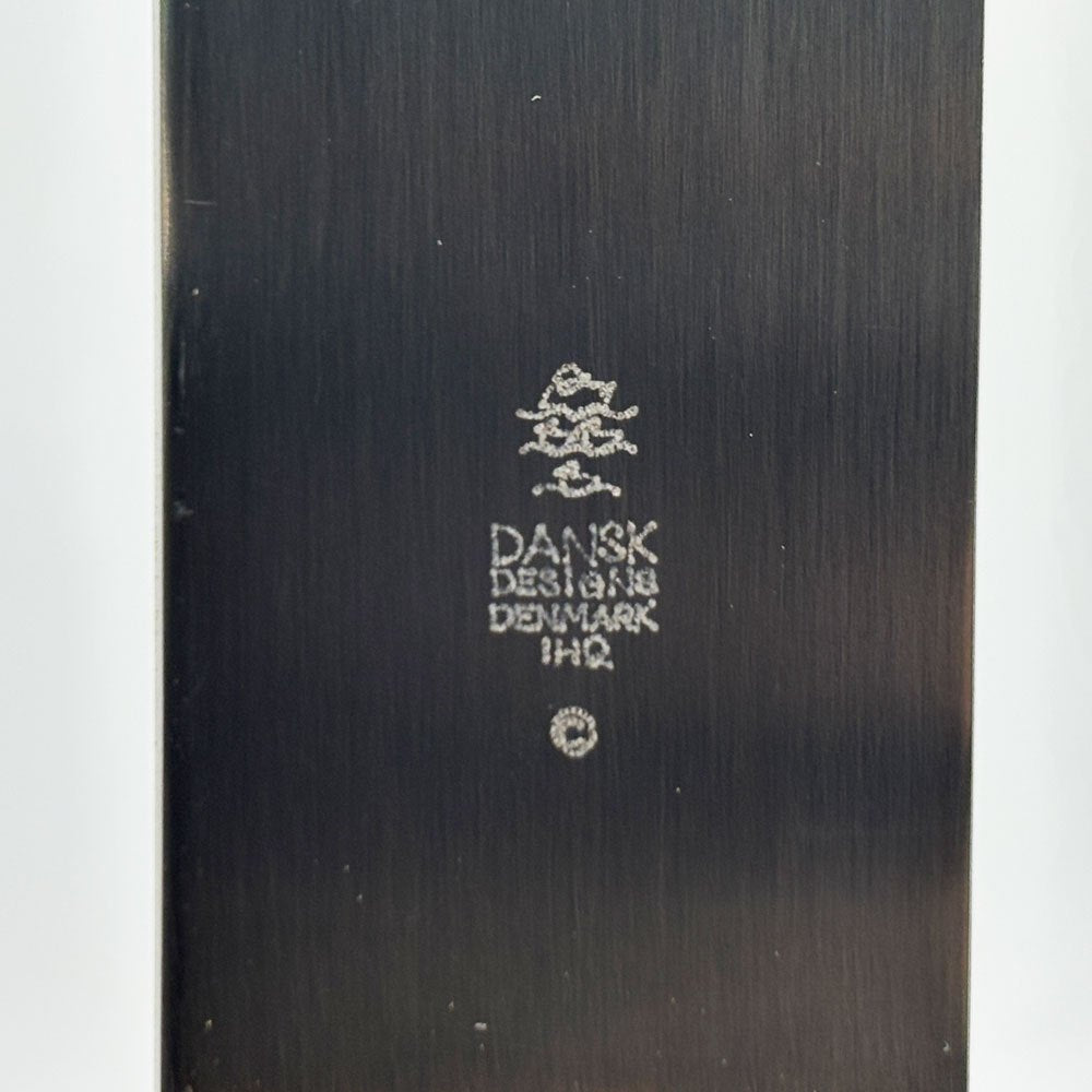 ダンスク DANSK カッティングボード＆ナイフ Lサイズ チーク材 無垢集成材 イェンス・クイストゴー Jens.H.Quistgaard JHQ 北欧デザイン ビンテージ 金具付 A ●