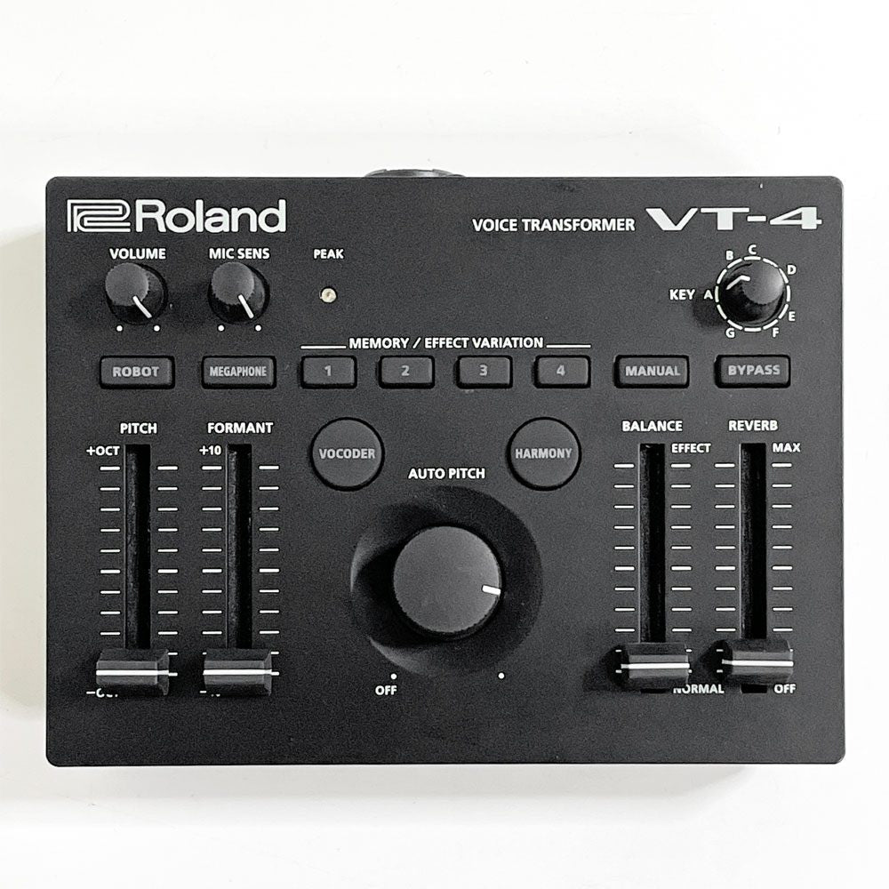ローランド Roland AIRA VT-4 ボイストランスフォーマー Voice Transformer USB 単三電池駆動 MIDI入力対応 エフェクター ●