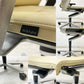 ウィルクハーン Wilkhahn オン チェア ON Chair ハイバック アームチェア 総本革 ヘッドレスト付 オフィスチェア ●
