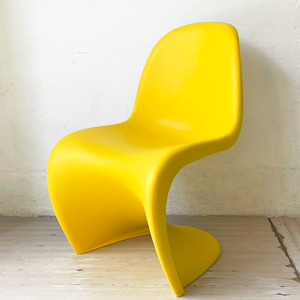 ヴィトラ vitra パントンチェア Panton Chair イエロー 廃盤カラー ヴェルナー・パントン ミッドセンチュリー スペースエイジ 美品 ★