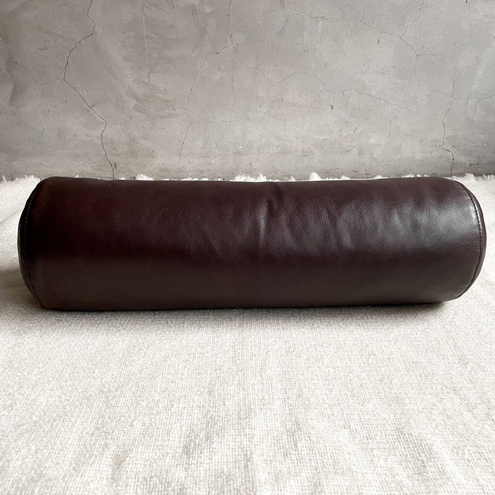 リーンロゼ ligne roset ロゼプラド ROSETPRADO ボルスタークッション レザー ブラウンカラー 本革 フェザー 参考定価￥58,300～ A