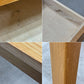 無印良品 MUJI オーク無垢材 パーソナルデスク ワークデスク 事務机 2ドロワー 抽斗付き W110cm ナチュラルデザイン ●