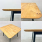 graf ムクトップ MUKU TOP ダイニングテーブル アルダー無垢材 W90cm ナチュラル カフェ 定価¥190,300 〓