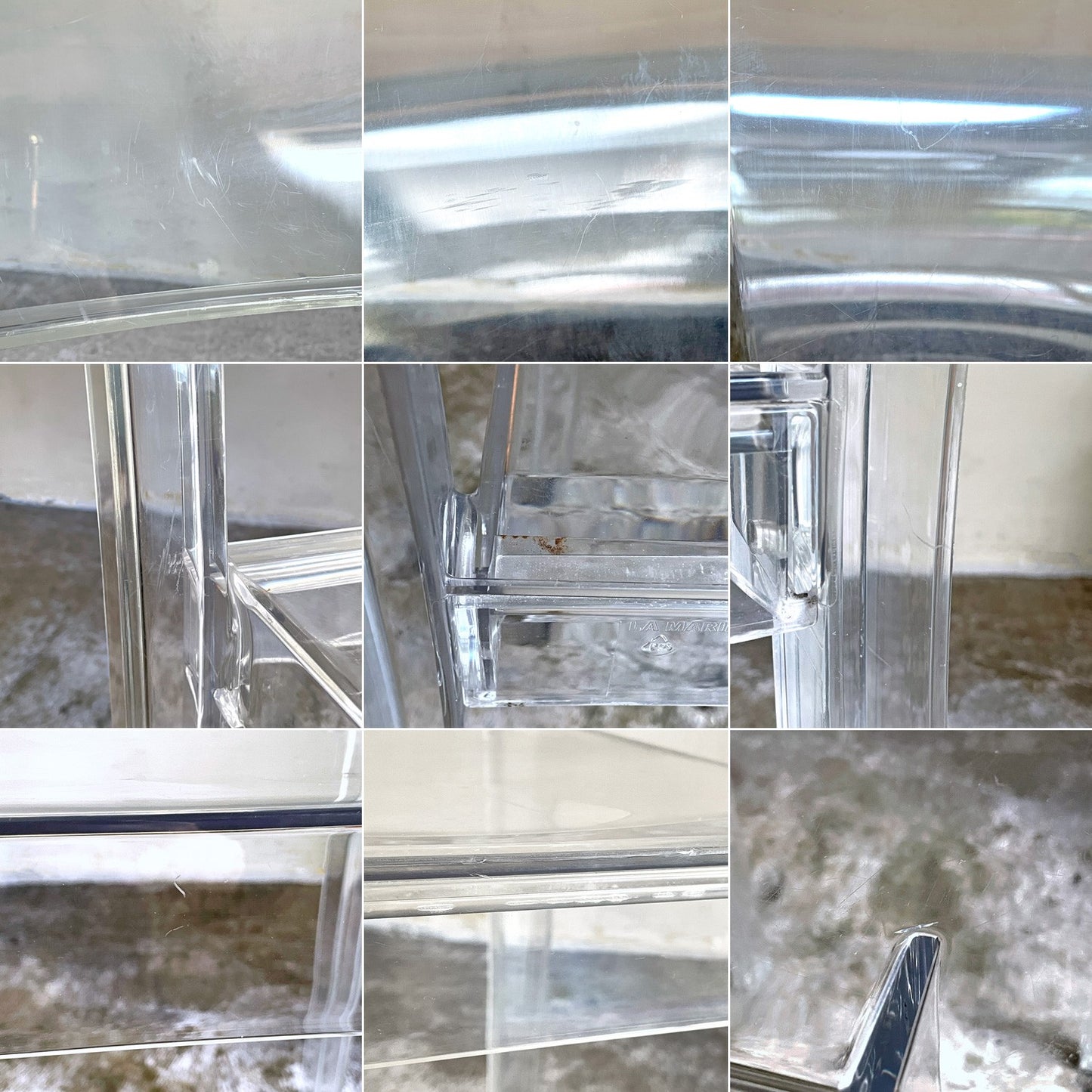 カルテル Kartell ラ マリー La Marie ダイニングチェア スタッキング ポリカーボネート フィリップ・スタルク Philippe Starck イタリア A ■