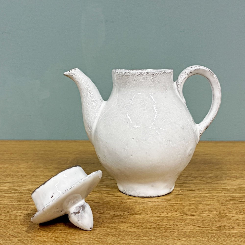 アスティエ・ド・ヴィラット ASTIER de VILLATTE フィエット Fillette ティーポット W15×H12cm 陶器 フランス 定価¥40,810- ◎